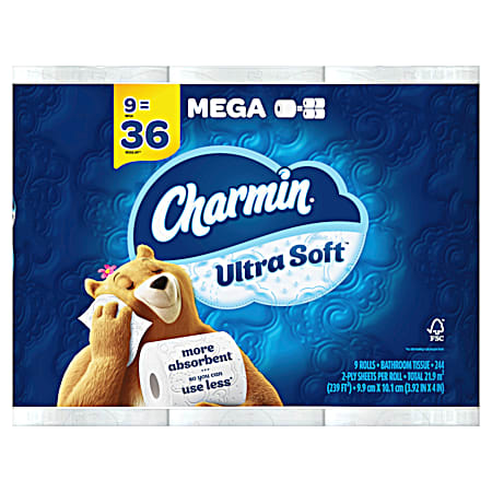 Ultra Soft Mega Roll Bath Tissue - 9 pk