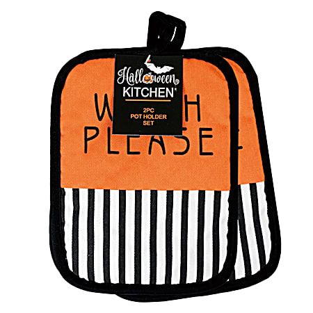 Halloween 2 Pc Pot Holder Set