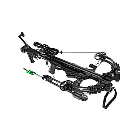 Amped 425 FPS Compound Crossbow Package with Silent Crank