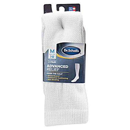 Dr. Scholl's Men's Advanced Relief Over the Calf Socks 2 Pack