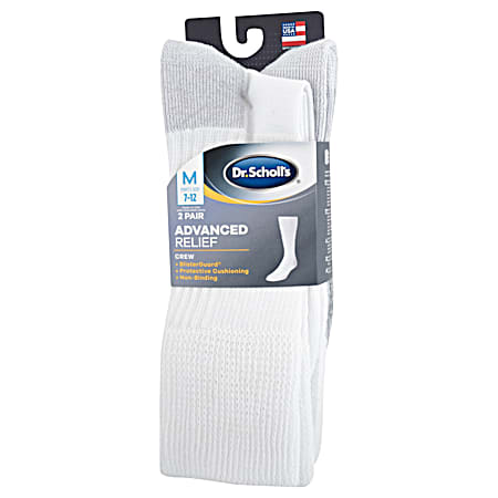 Men's Premium Diabetic and Circulatory Crew Sock 2 Pack