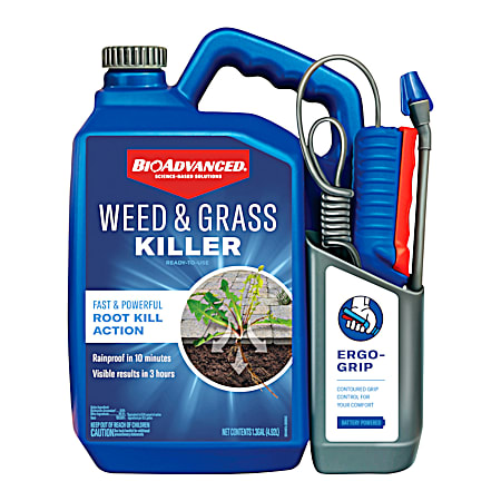1.3 gal Weed & Grass Killer Ready-To-Use Power Sprayer w/ Ergo Grip