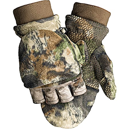 Men's Mossy Oak Terra Gila Fleece Pop-Top Gloves