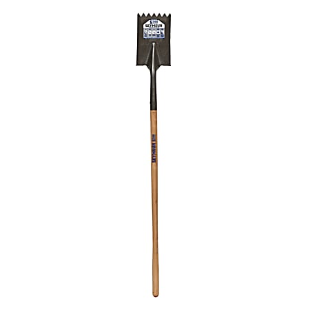 S500 Industrial Notched Roofing Spade w/ Fulcrum Head & 48 in Hardwood Handle