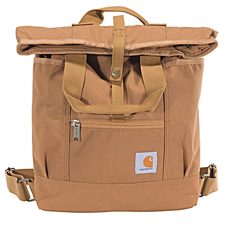 Brown Convertible Backpack Tote
