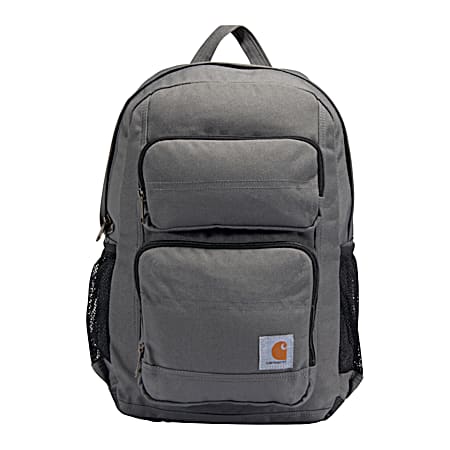 Grey 27L Single-Compartment Backpack