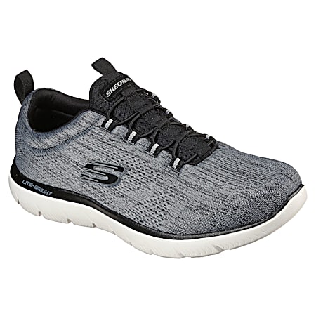 Men's Sport Navy/Grey Summits Louvin Athletic Shoes