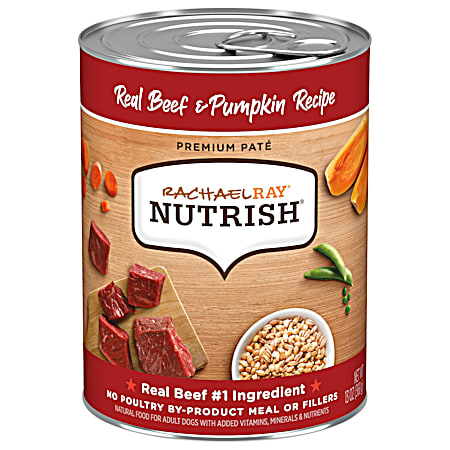 Rachael Ray Nutrish Premium Paté Real Beef & Pumpkin Wet Dog Food