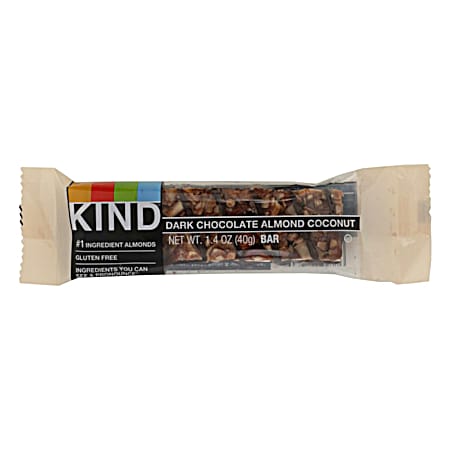 1.4 oz Dark Chocolate Almond Coconut Granola Bar