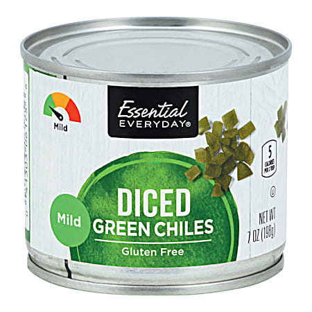 Essential EVERYDAY 7 oz Diced Mild Green Chiles