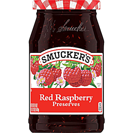 Smucker's 18 oz Red Raspberry Preserves