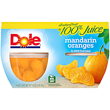Mandarin Oranges in 100% Fruit Juice - 4 Pk