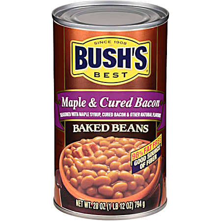 BUSH'S Maple & Cured Bacon Baked Beans