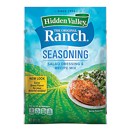 Hidden Valley 1 oz Original Ranch Seasoning Salad Dressing & Recipe Mix