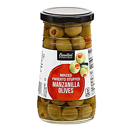 Essential EVERYDAY 5.75 oz Pimiento-Stuffed Manzanilla Olives