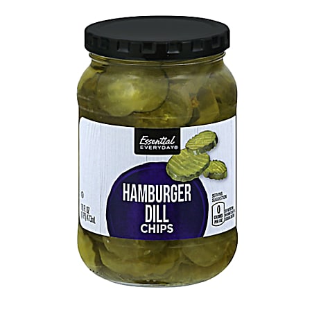 Essential EVERYDAY 16 oz Dill Pickle Hamburger Slices