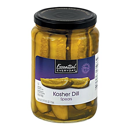 Essential EVERYDAY 24 oz Kosher Dill Pickle Spears