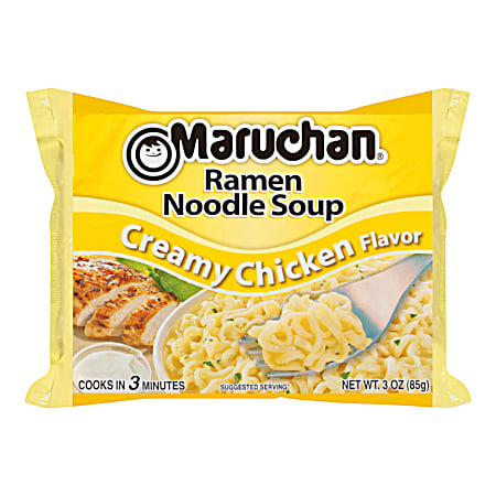 3 oz Ramen Creamy Chicken Flavor Noodle Soup