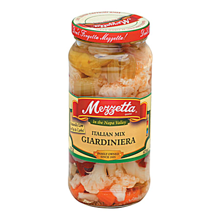 MEZZETTA 16 oz Italian Mix Giardiniera Crunchy Vegetables