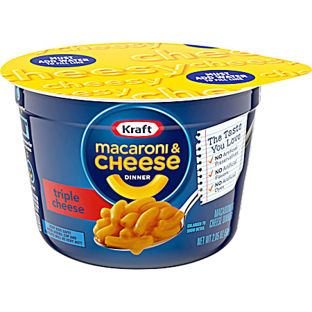 Kraft 2.05 oz Triple Cheese Easy Mac Cup