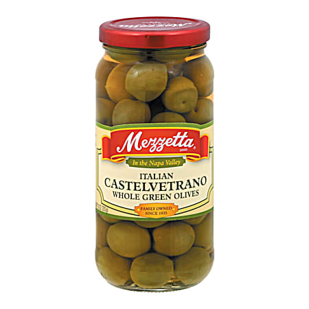 MEZZETTA 10 oz Whole Italian Castelvetrano Olives