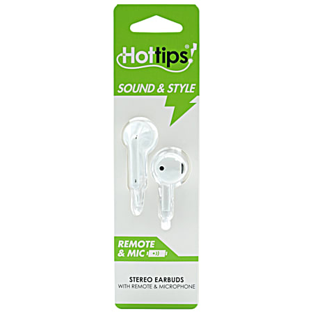 Stereo Earbuds w Mic & Remote