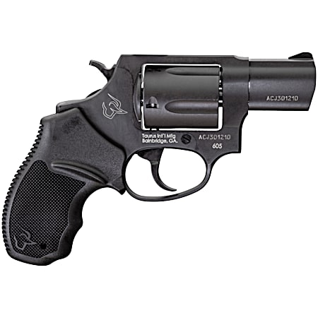 357 Mag / 38 Special +P Matte Black Oxide 2 in. Soft Rubber Revolver by ...