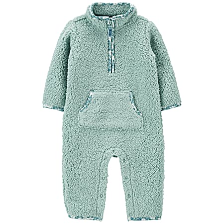 Infant Baby Sherpa Jumpsuit