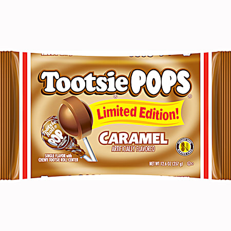12.6 oz Tootsie POPS Limited Edition Caramel Pops