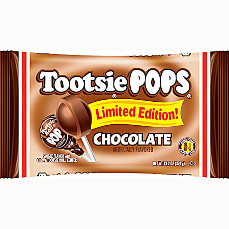 13.2 oz Tootsie POPS Limited Edition Chocolate Pops