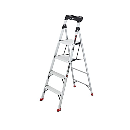 4-Step Aluminum Hybrid Ladder