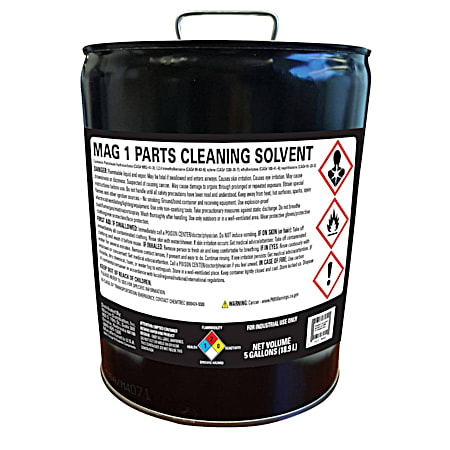 Mag 1 5 gal Parts Cleaning Solvent w/ Mineral Spirits