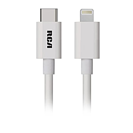 6 ft USB Type-C Cable w/ Lightening Connector