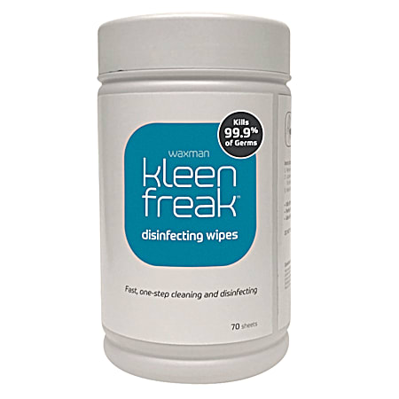 Waxman Kleen Freak Disinfecting Wipes - 70 Ct