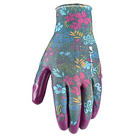 Ladies' Botanical Nitrile Coated Knit Gloves