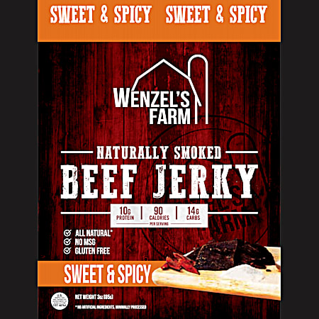 3 oz Sweet & Spicy Beef Jerky
