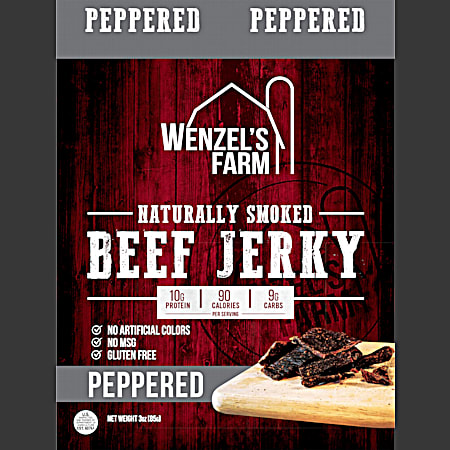 3 oz Peppered Beef Jerky
