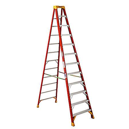 12 ft Type IA Orange Fiberglass Step Ladder