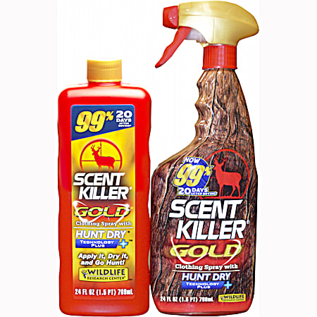 Scent Killer Gold 24 oz Scent Killer Spray Combo