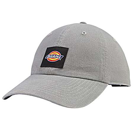 Men's Grey Washed Canvas Duck Cap