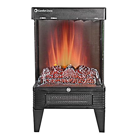 3-Sided Glass Electric Fireplace