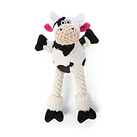 Checkers Skinny Cow Squeaker Dog Toy