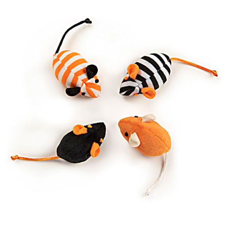 Halloween Catnip SkitterMice™️ Cat Toys - 4 Pk