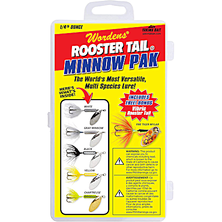 Rooster Tail Box Kit - 1/4 Oz.