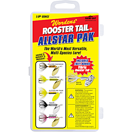 Rooster Tail Box Kit - 1/8 Oz.