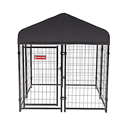 Studio Junior Dog Kennel w/ Grey Cover 