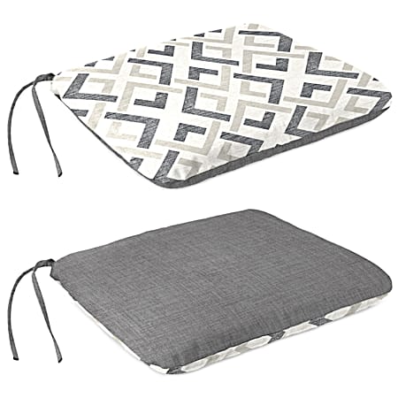 Grey/Diamond Universal Seat Cushion