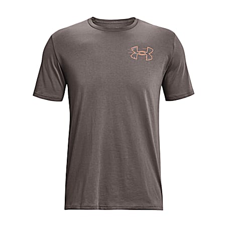 UNDER ARMOUR WHITETAIL SKULLMATIC CLAY - MENS TEE - 1357924-176