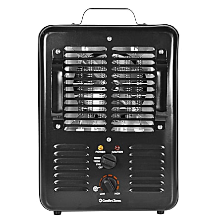 1500W Black Deluxe Milkhouse Electric Utility Heater