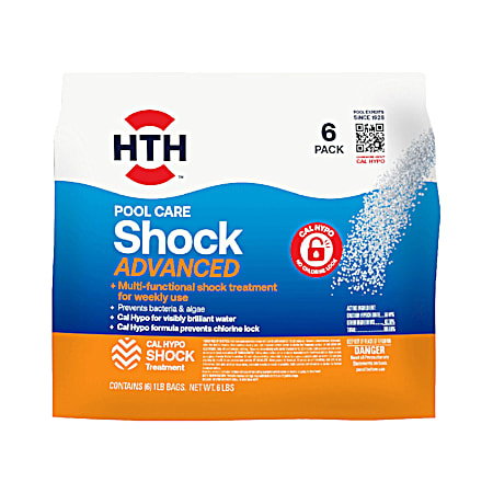 Super Shock Pool Treatment - 6 Bags 1 lb Each